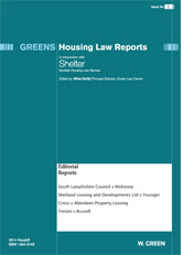 Greens Housing Law Reports