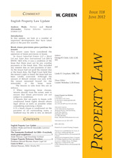 Greens Property Law Bulletin