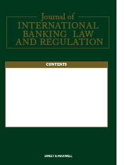 Journal of International Banking Law and Regulation