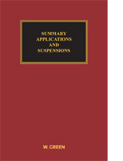 Summary Applications and Suspensions