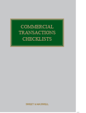 Commercial Transactions Checklists