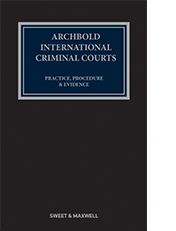 Archbold: International Criminal Courts