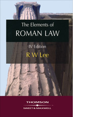 Elements of Roman Law, The