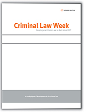 Criminal Law Week