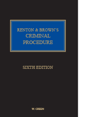 Renton & Brown: Criminal Procedure