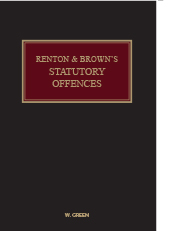 Renton & Brown's Statutory Offences