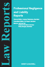 Professional Negligence and Liability Reports