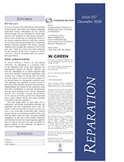 Greens Reparation Bulletin
