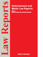Entertainment and Media Law Reports