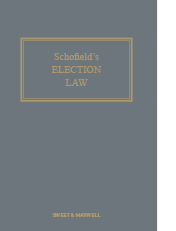 Schofield's Election Law