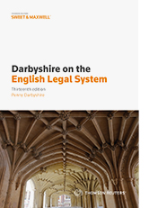 Darbyshire on the English Legal System