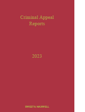 Criminal Appeal Reports