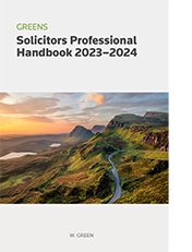Greens Solicitors Professional Handbook