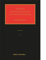Stroud's Judicial Dictionary of Words and Phrases